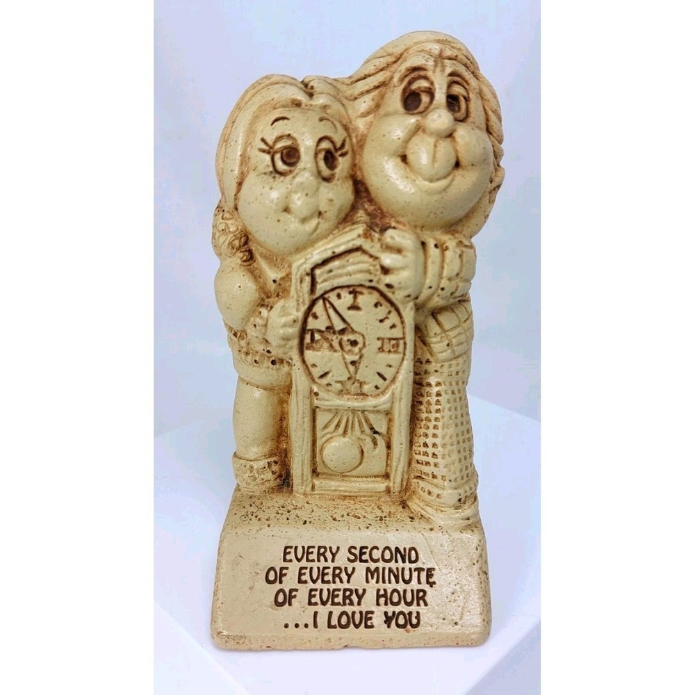 Vintage 1972 Paula Sillisculpt W-229 Every Second Minute Hour‎ I Love You 5.5"